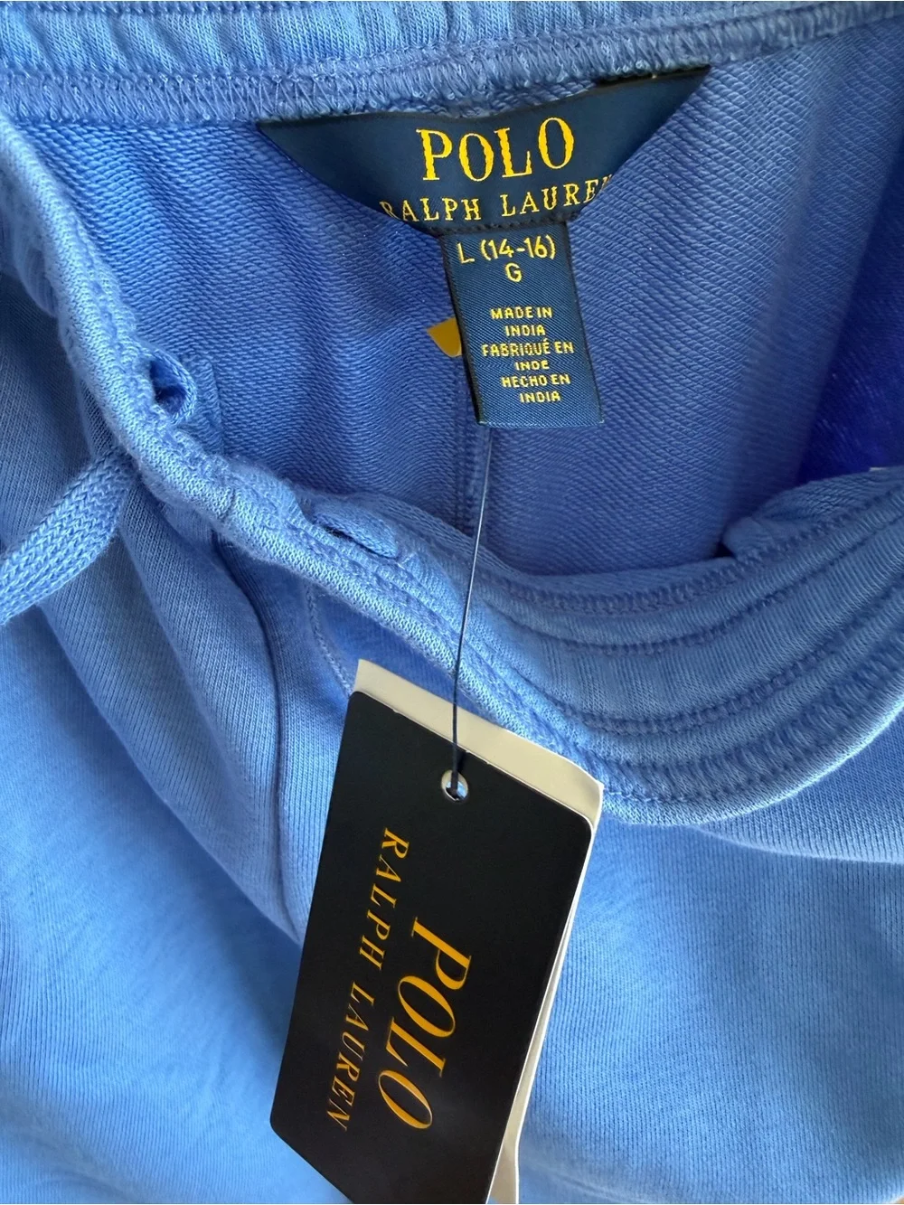 Ralph Lauren Kids Light Blue Polo Logo Joggers Size Large 14-16
